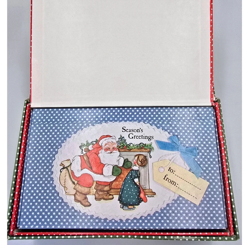 Vintage General Box Co. Christmas‎ Nestled Pencil Gift Box Set 3ct. NEW